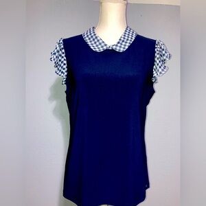 TOMMY HILFIGER Round Collared Blouse